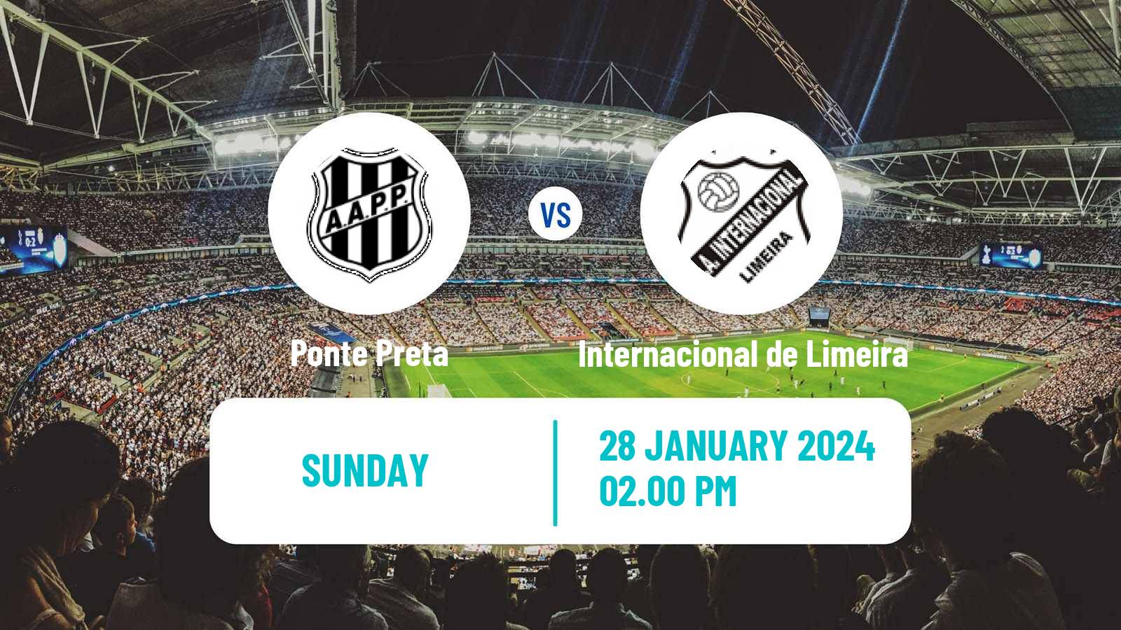 Soccer Brazilian Campeonato Paulista Ponte Preta - Internacional de Limeira