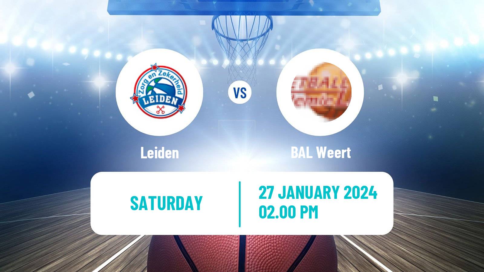 Basketball BNXT League Leiden - BAL Weert