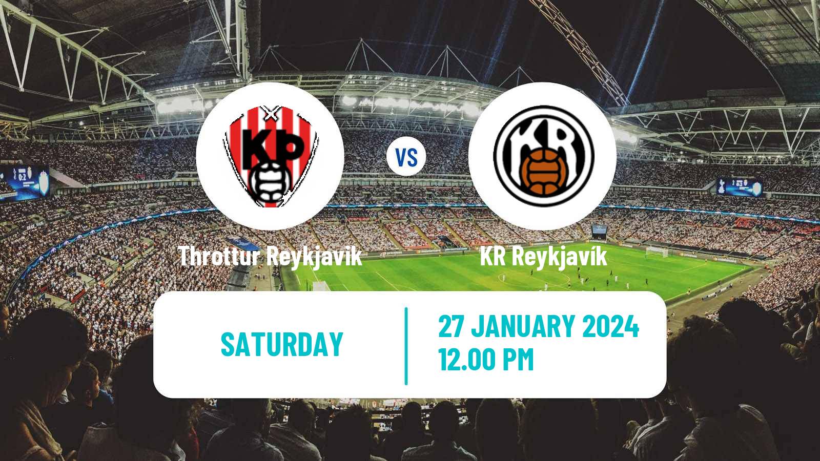 Soccer Icelandic Reykjavik Cup Throttur Reykjavik - KR Reykjavík