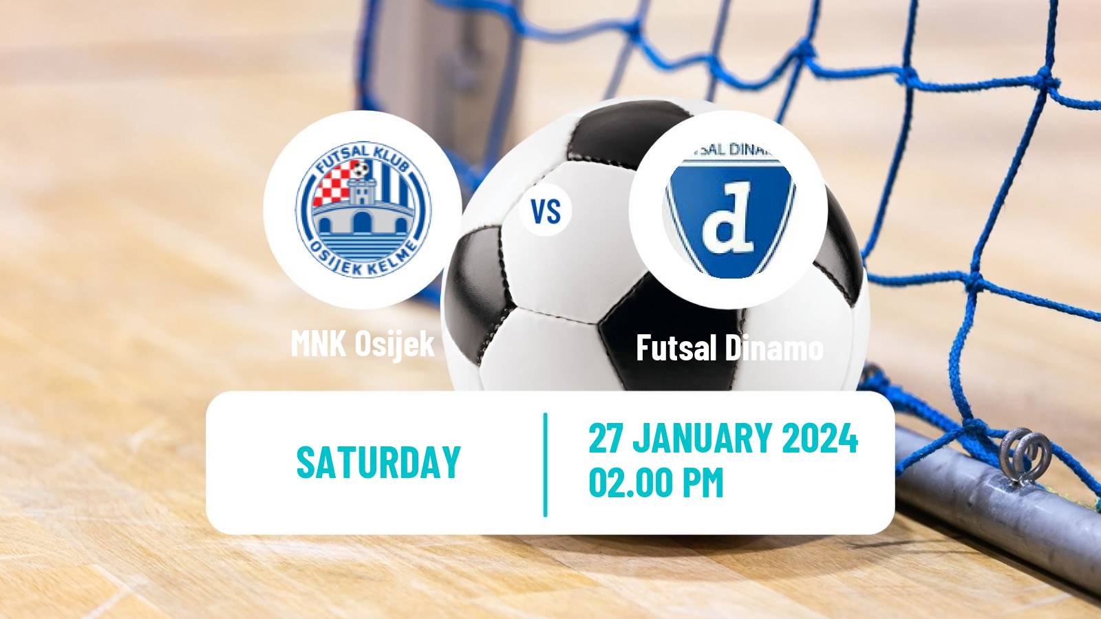 Futsal Croatian 1 HMNL Osijek - Futsal Dinamo