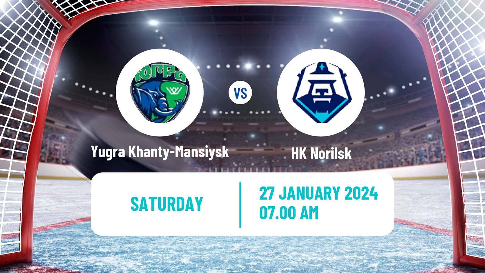 Hockey VHL Yugra Khanty-Mansiysk - Norilsk