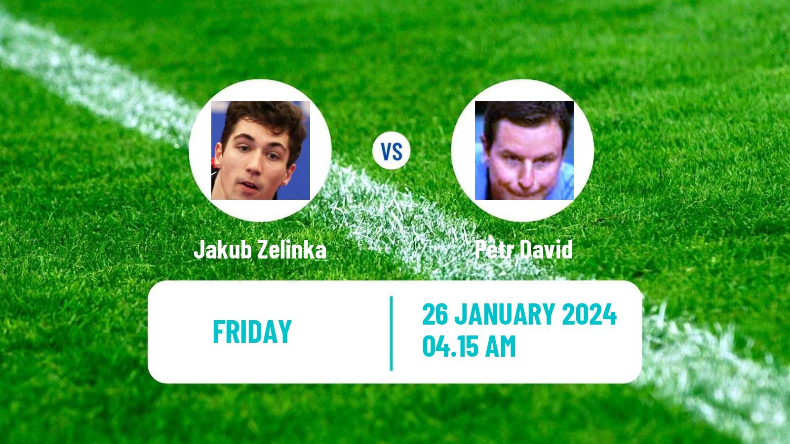 Table tennis Tt Star Series Men Jakub Zelinka - Petr David