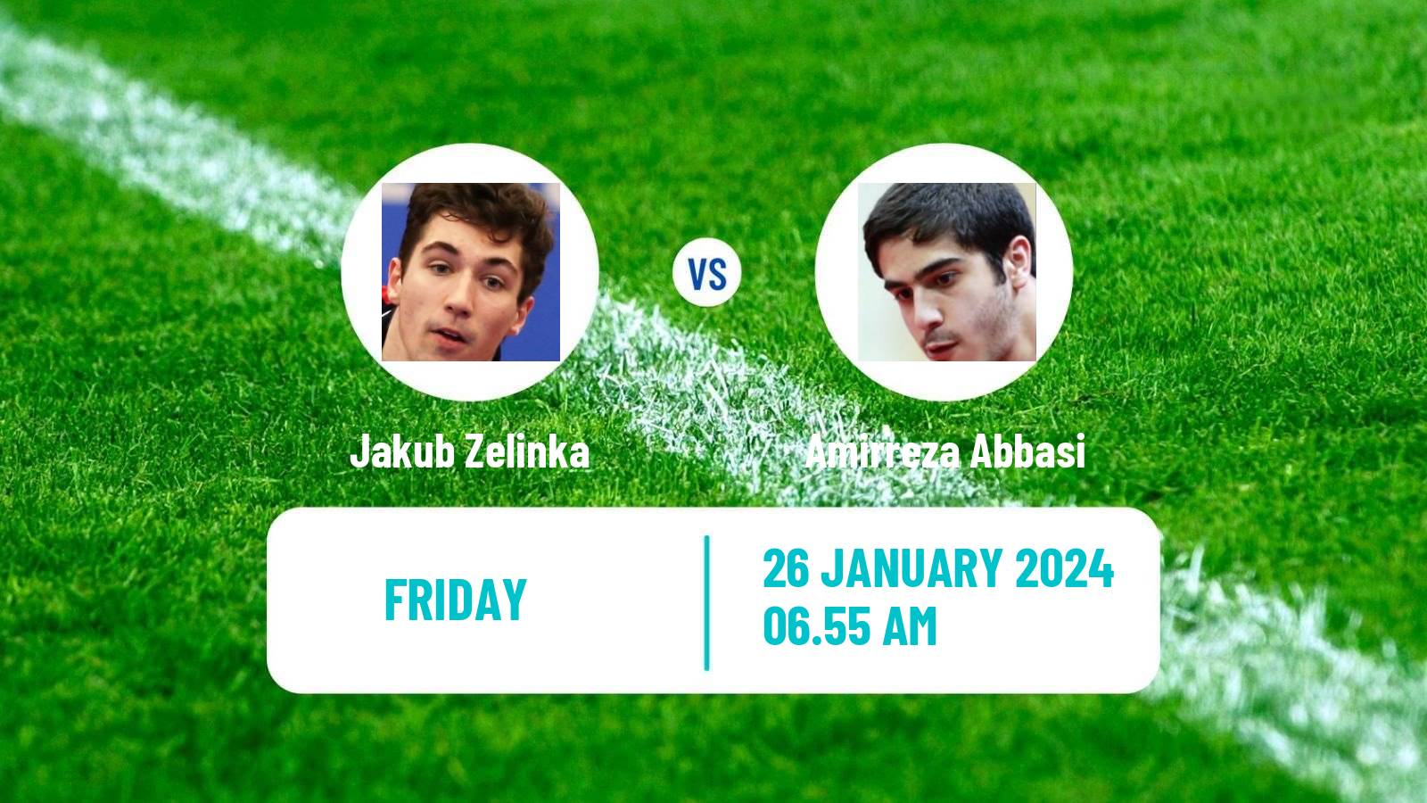 Table tennis Tt Star Series Men Jakub Zelinka - Amirreza Abbasi