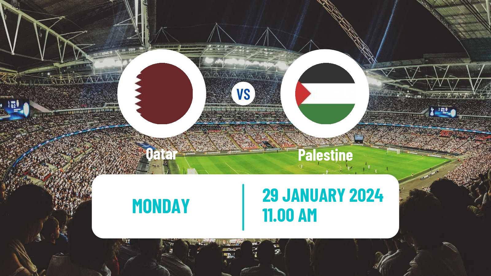 Soccer Asian Cup Qatar - Palestine