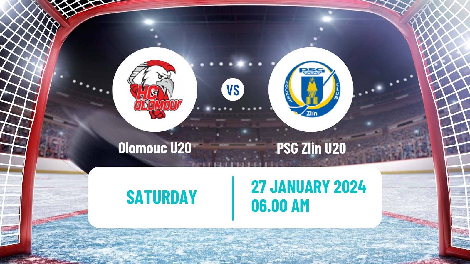 Hockey Czech ELJ Olomouc U20 - Zlin U20
