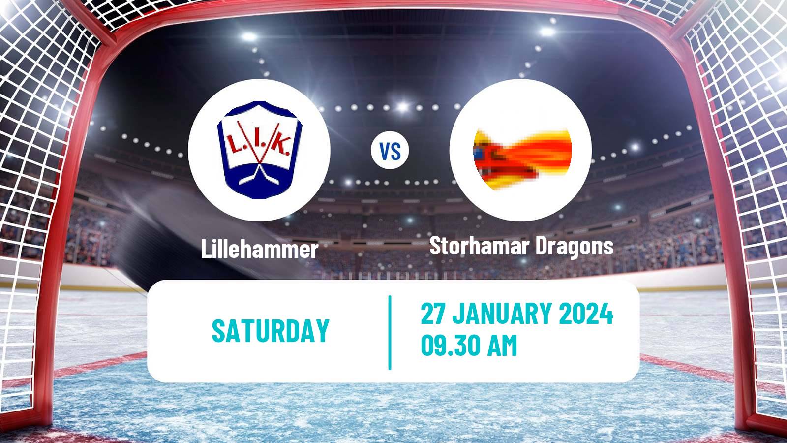 Hockey Norwegian Ligaen Hockey Lillehammer - Storhamar Dragons