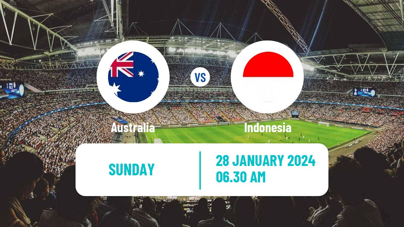 Soccer Asian Cup Australia - Indonesia