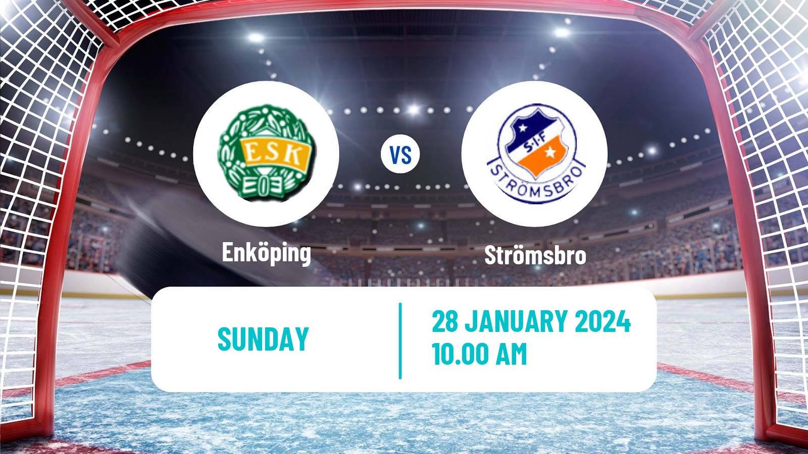 Hockey Swedish HockeyEttan Norra Var Enköping - Strömsbro