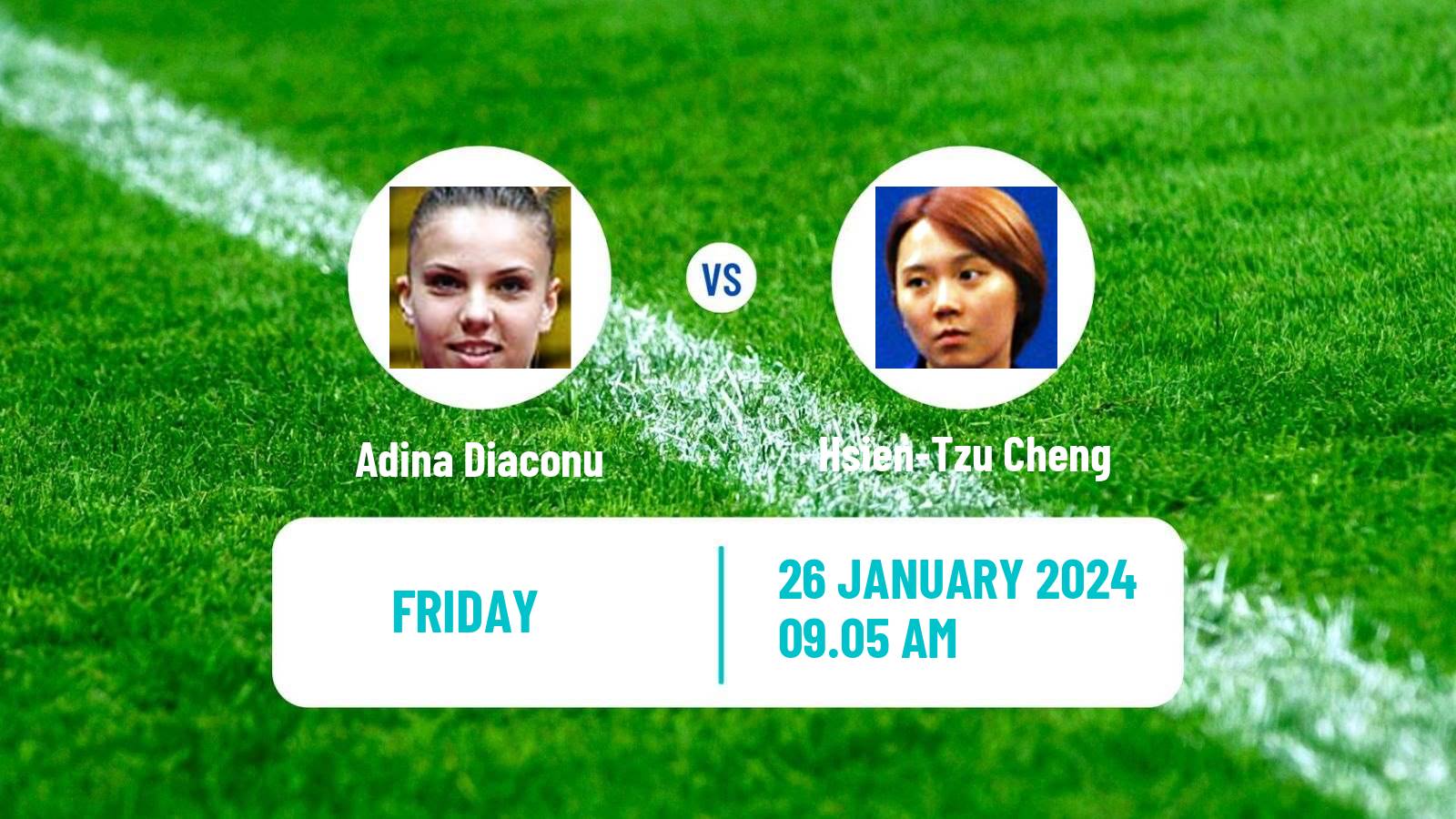 Table tennis Wtt Star Contender Goa Women Adina Diaconu - Hsien-Tzu Cheng