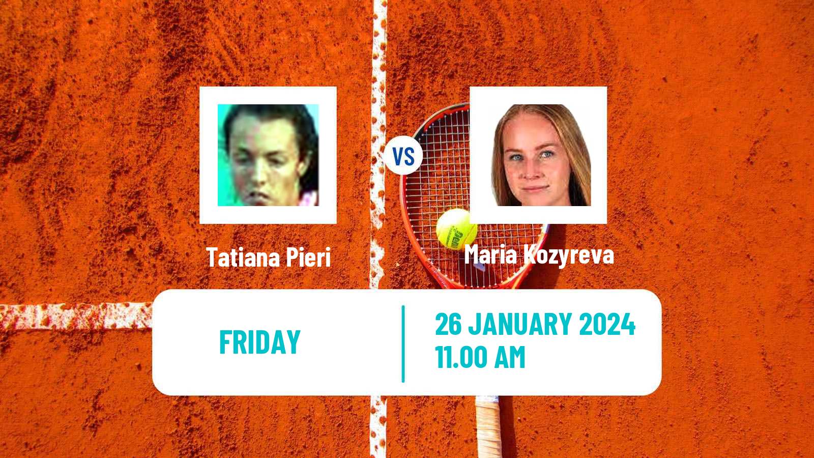 Tennis ITF W75 H Vero Beach Fl Women Tatiana Pieri - Maria Kozyreva