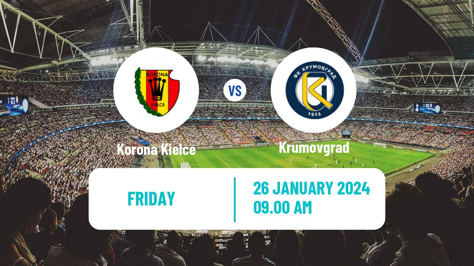 Soccer Club Friendly Korona Kielce - Krumovgrad