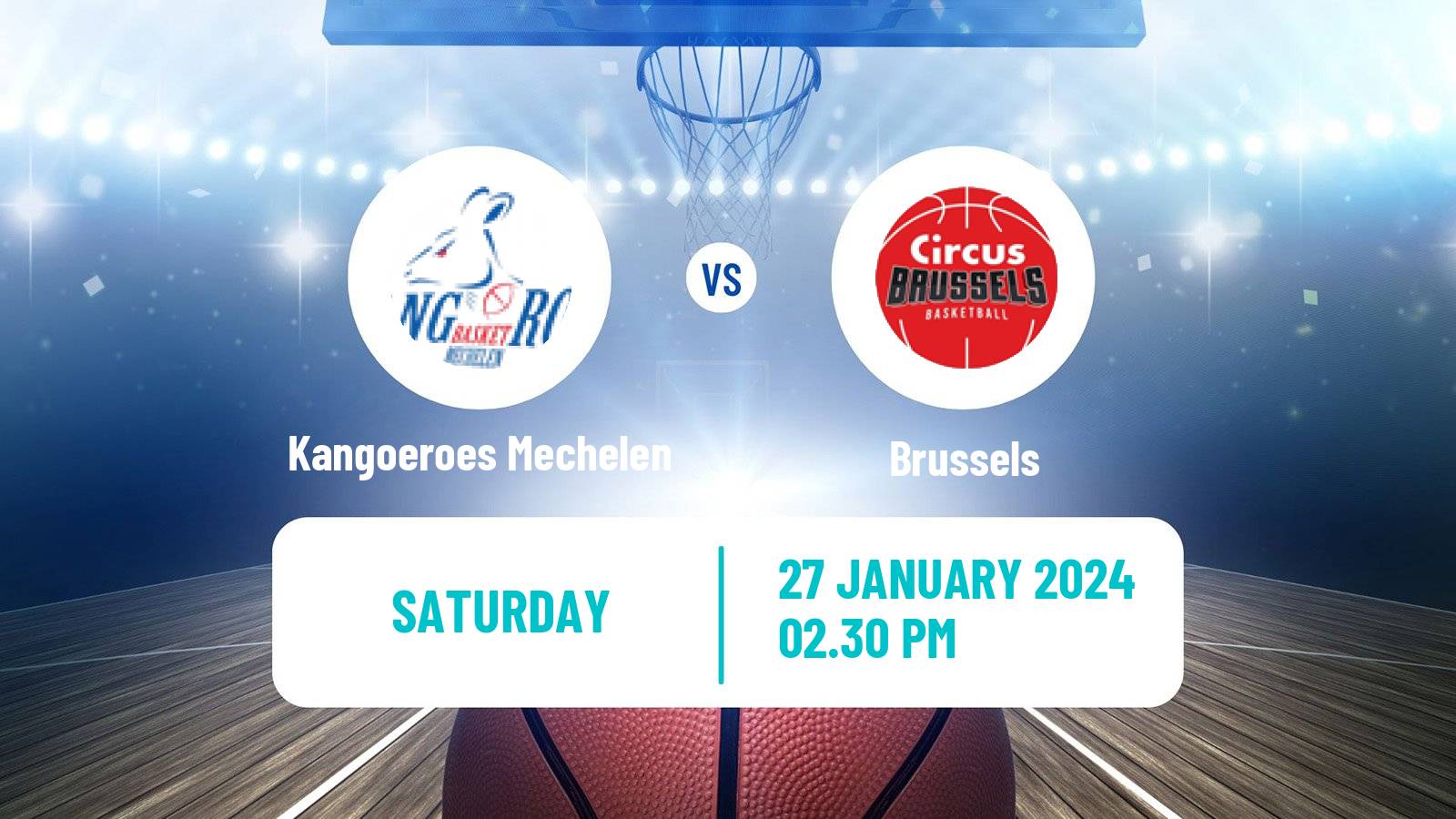 Basketball BNXT League Kangoeroes Mechelen - Brussels