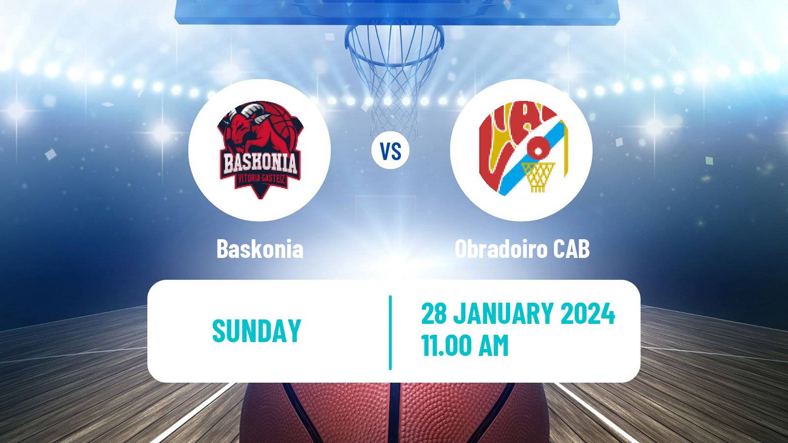 Basketball Spanish ACB League Baskonia - Obradoiro CAB