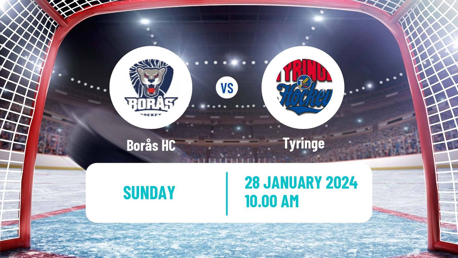 Hockey Swedish HockeyEttan Sodra Var Borås - Tyringe