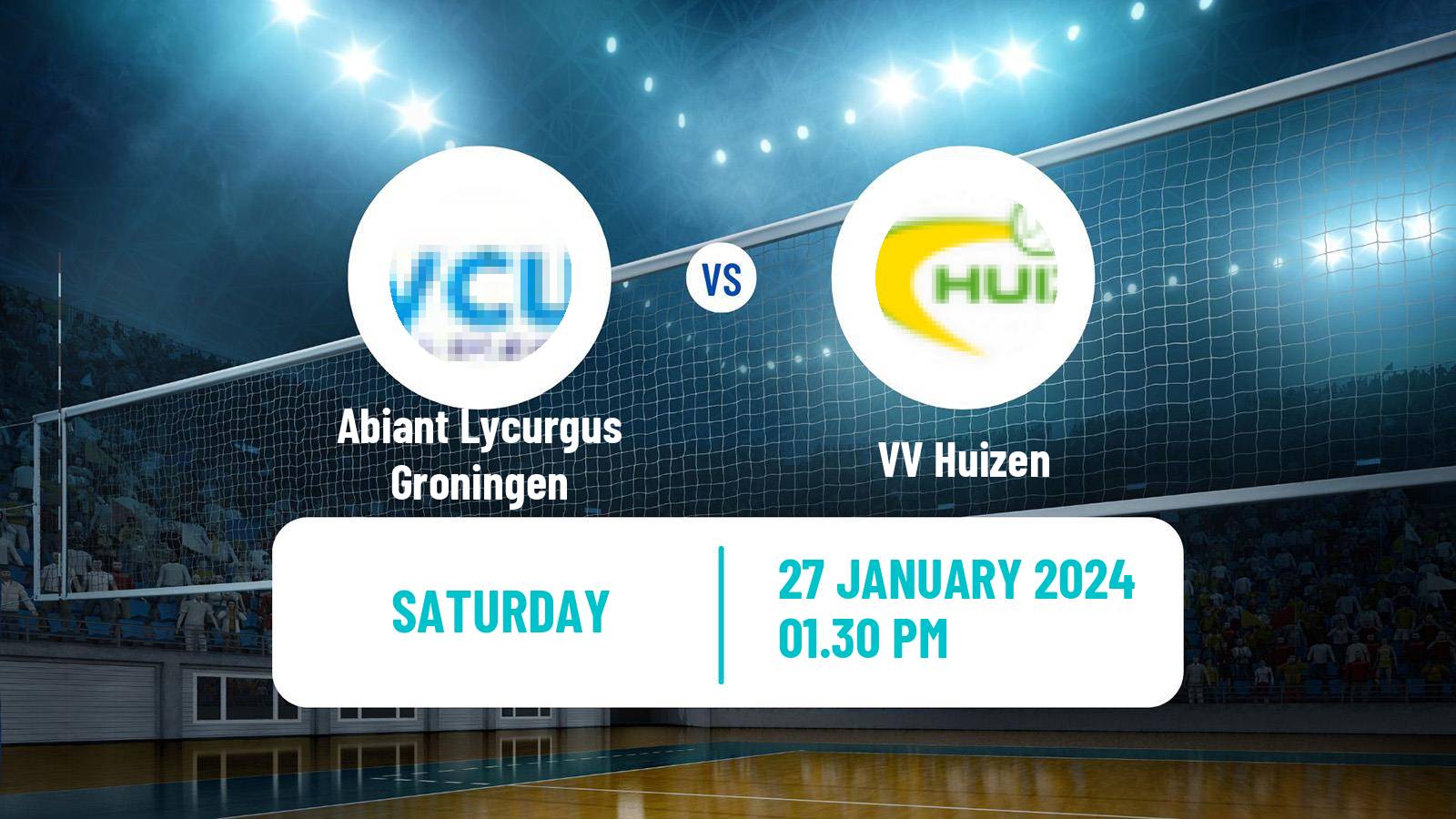 Volleyball Dutch Eredivisie Volleyball Abiant Lycurgus Groningen - Huizen