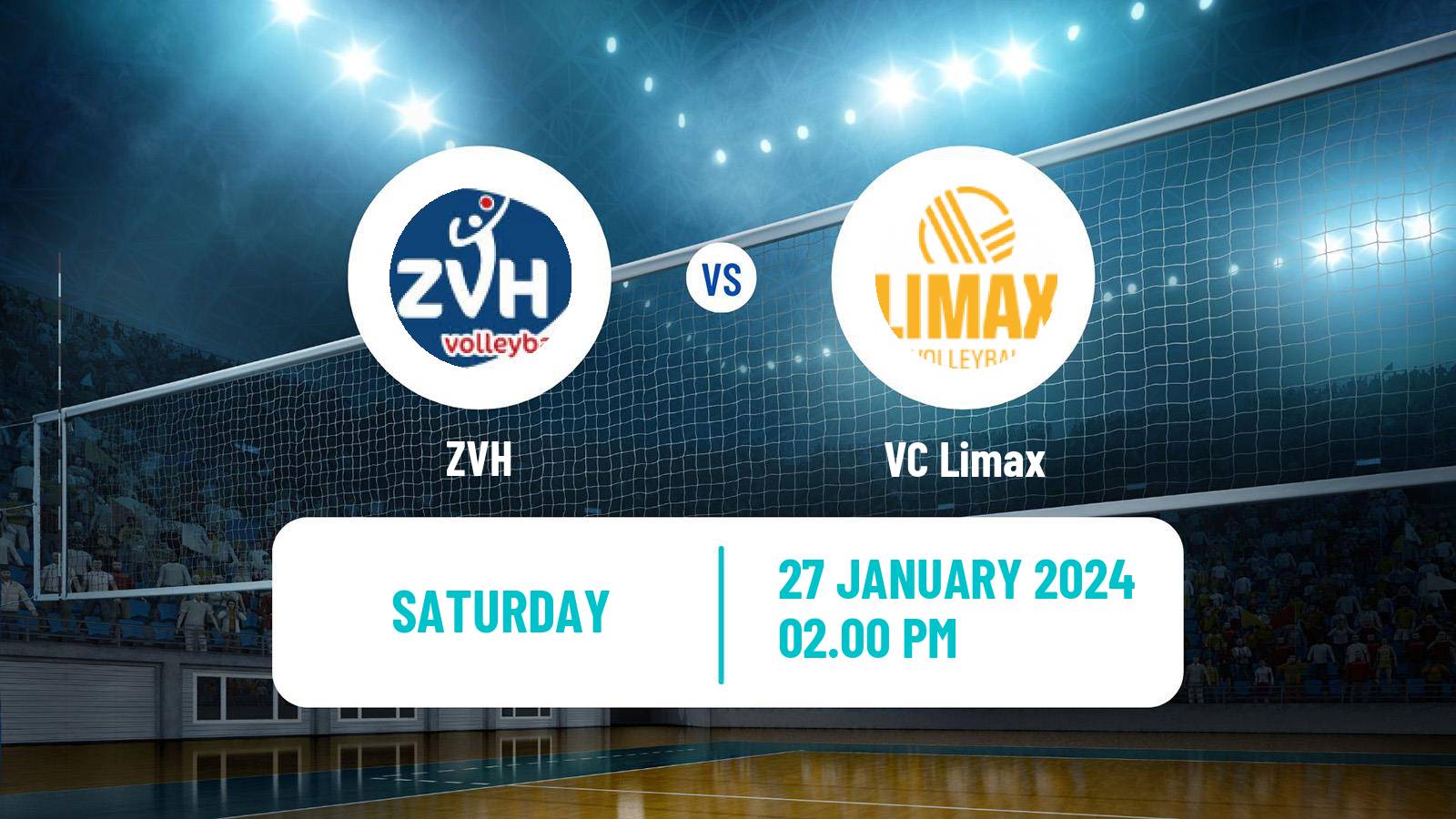 Volleyball Dutch Eredivisie Volleyball ZVH - Limax
