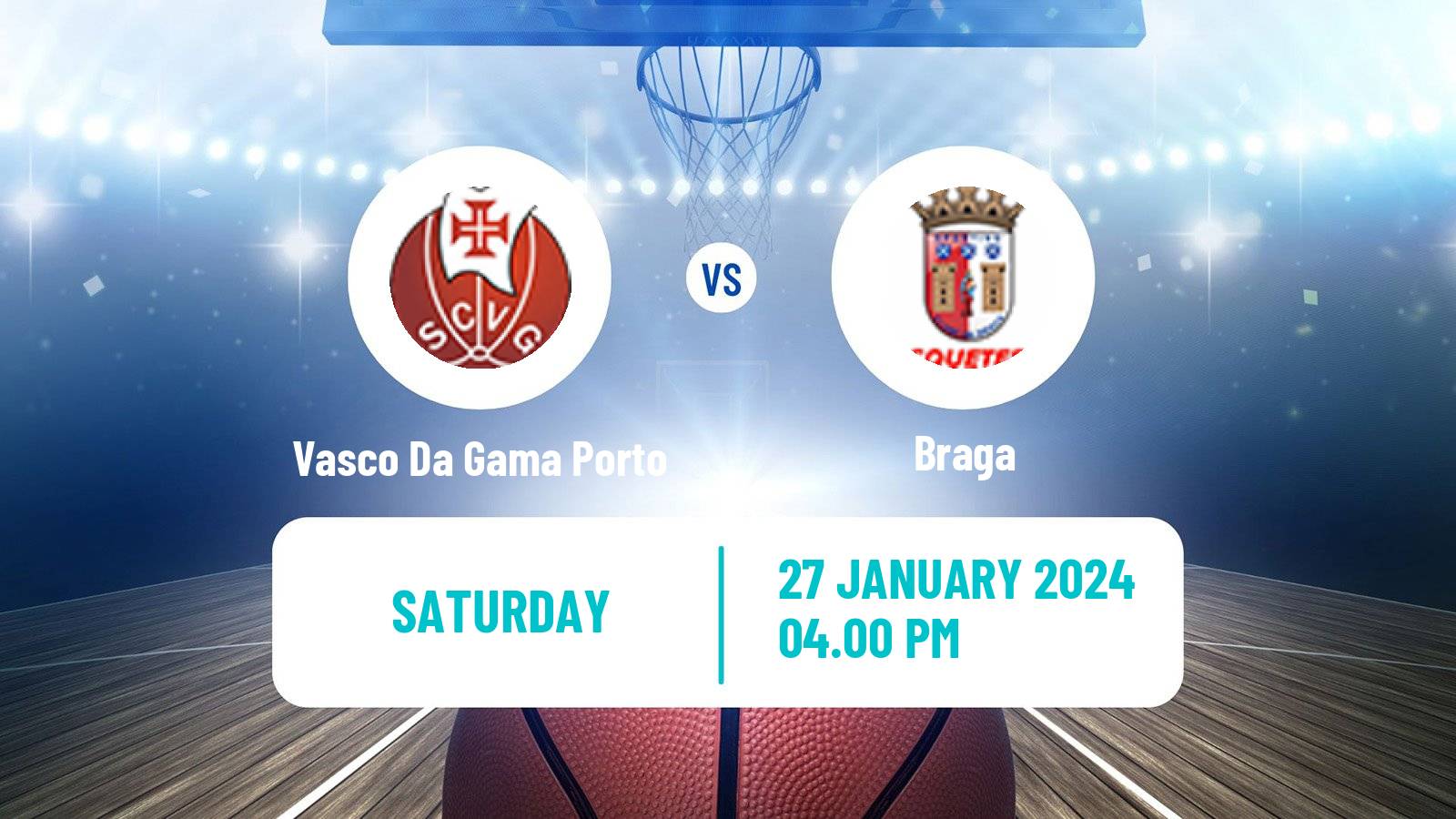 Basketball Portuguese Proliga Basketball Vasco Da Gama Porto - Braga
