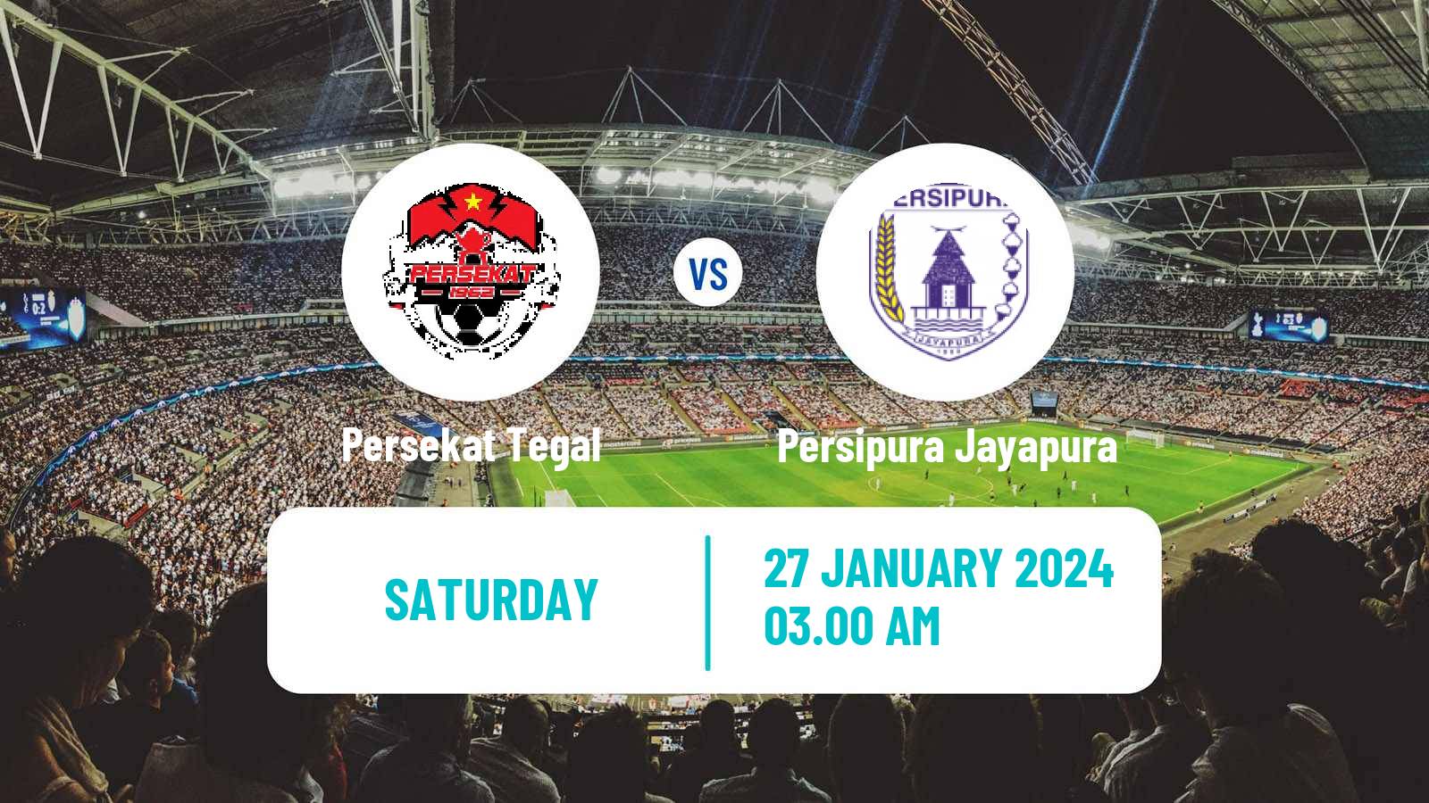 Soccer Indonesian Liga 2 Persekat Tegal - Persipura Jayapura