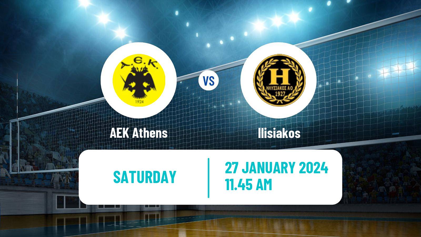 Volleyball Greek A1 Volleyball Women AEK Athens - Ilisiakos