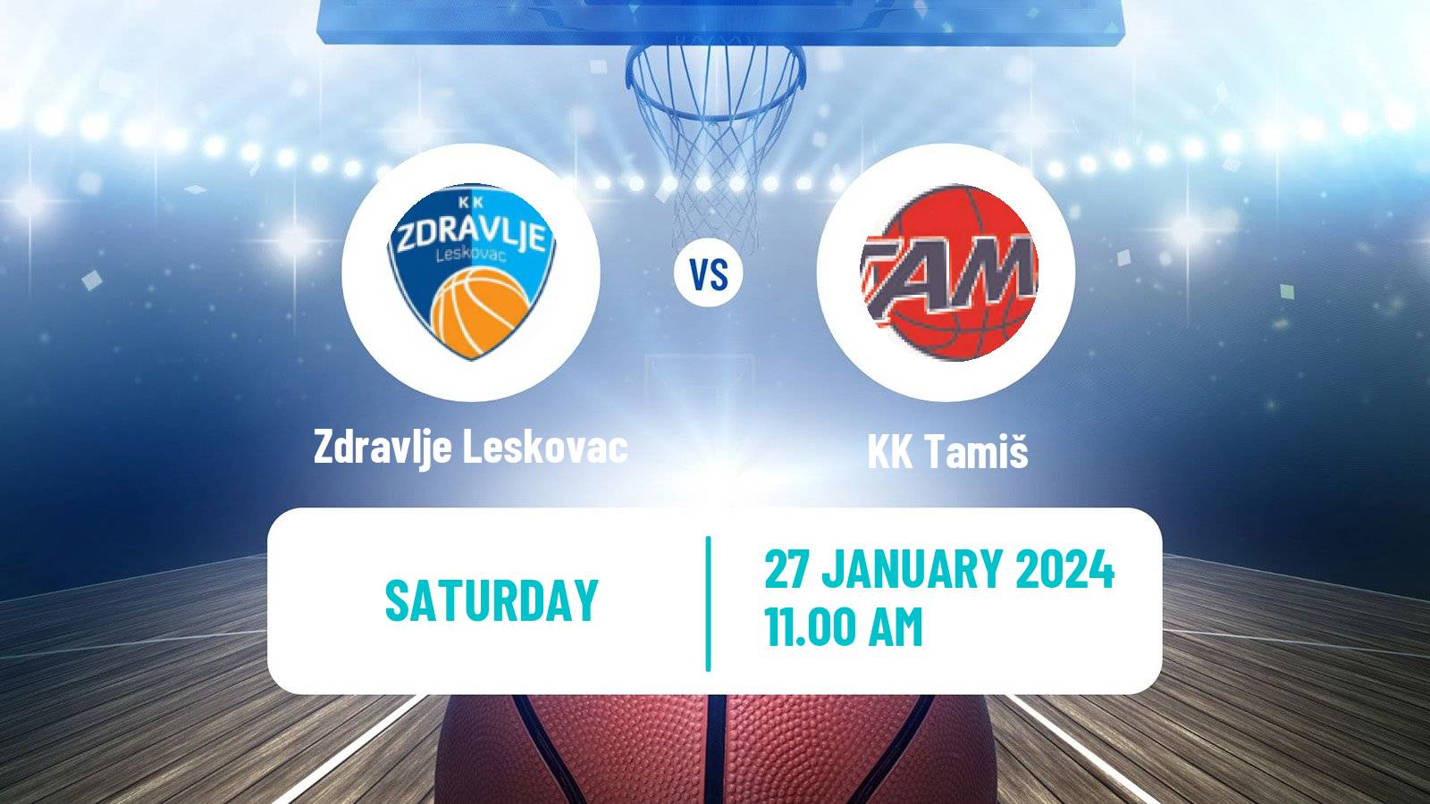Basketball Serbian First League Basketball Zdravlje Leskovac - Tamiš