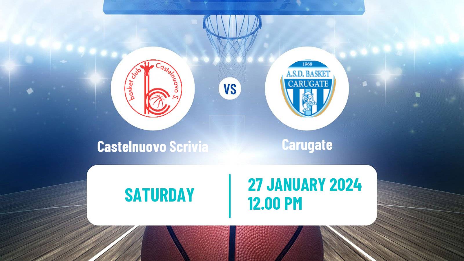 Basketball Serie A2 Basketball Women Group A Castelnuovo Scrivia - Carugate