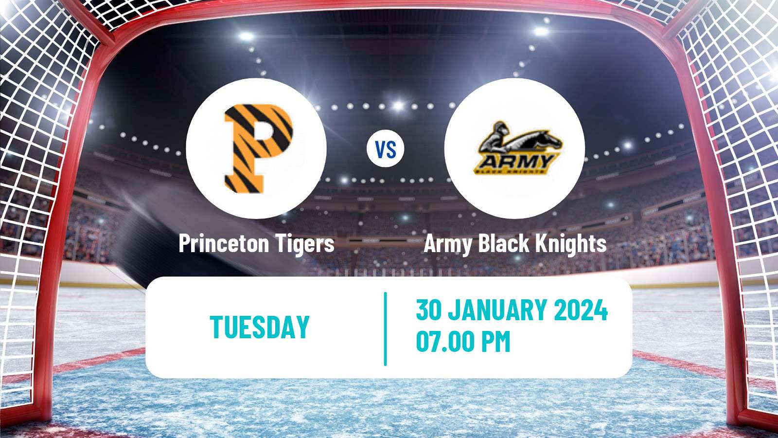 Hockey NCAA Hockey Princeton Tigers - Army Black Knights