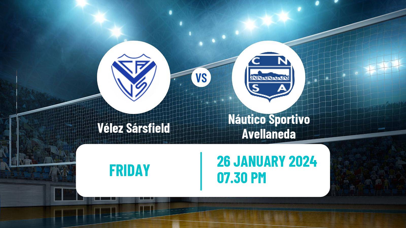 Volleyball Argentinian Liga Volleyball Women Vélez Sársfield - Náutico Sportivo Avellaneda