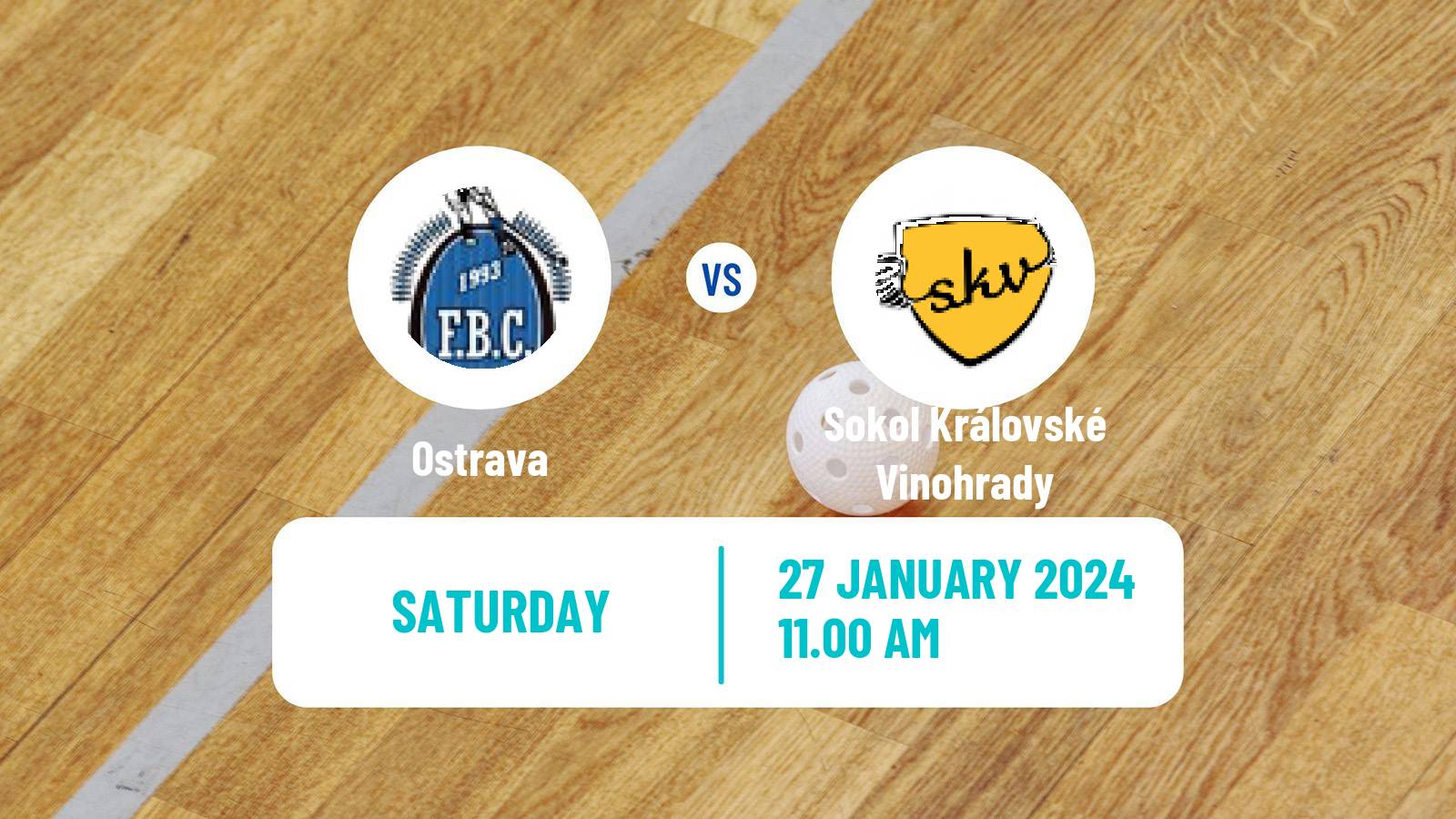 Floorball Czech Superliga Floorball Ostrava - Sokol Královské Vinohrady