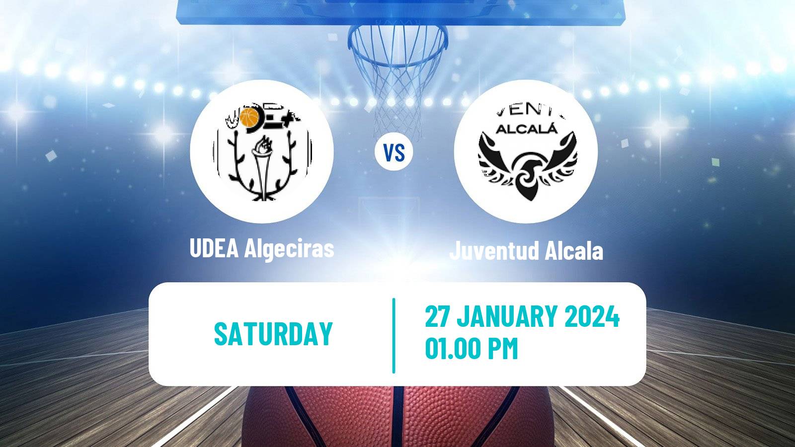 Basketball Spanish LEB Plata UDEA Algeciras - Juventud Alcala