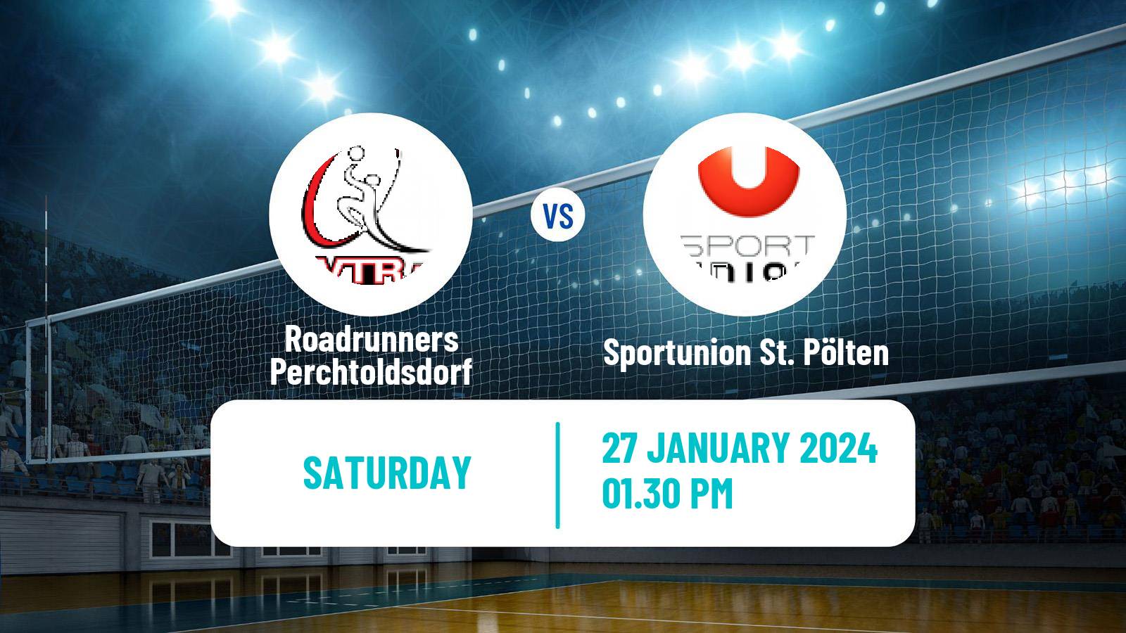 Volleyball Austrian 2 Bundesliga Volleyball Roadrunners Perchtoldsdorf - Sportunion St. Pölten