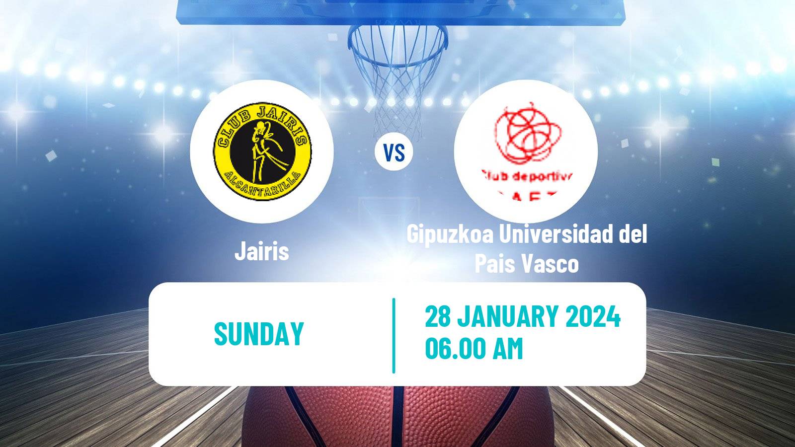 Basketball Spanish Liga Femenina Basketball Jairis - Gipuzkoa Universidad del Pais Vasco