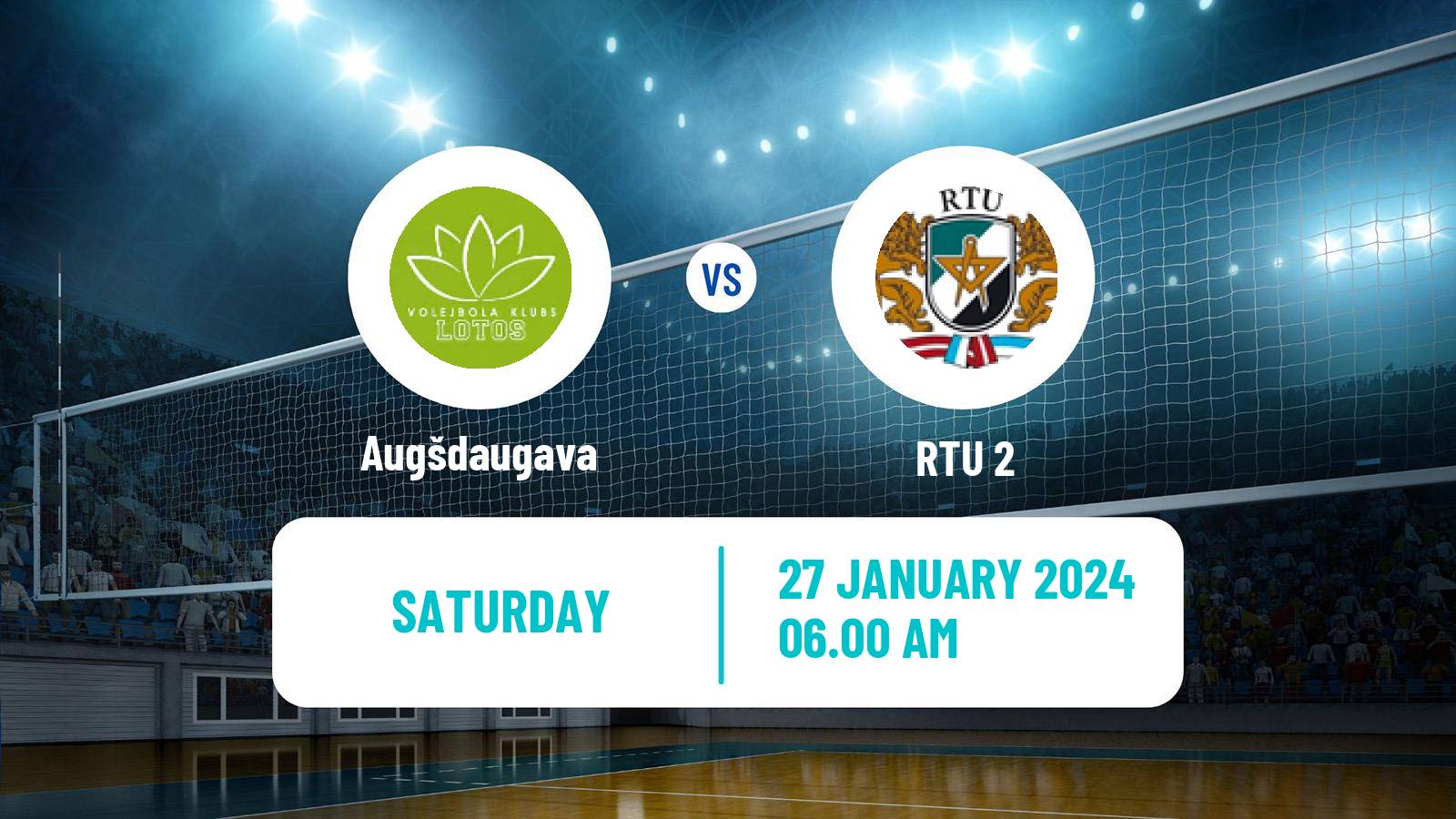 Volleyball Latvian Nacionala Liga Volleyball Augšdaugava - RTU 2