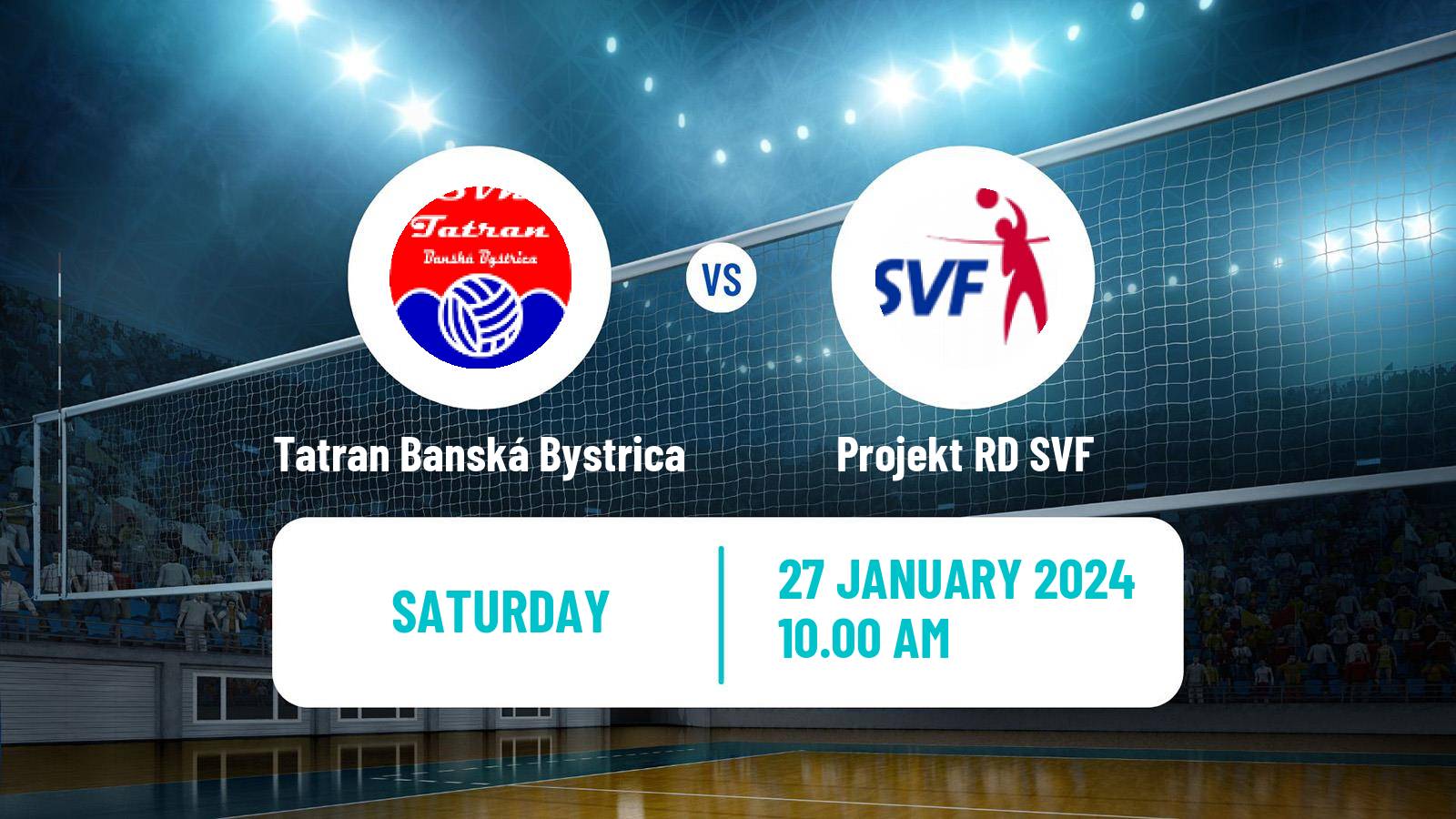 Volleyball Slovak Extraliga Volleyball Tatran Banská Bystrica - Projekt RD SVF