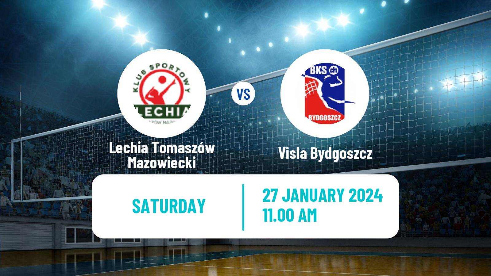Volleyball Polish I Liga Volleyball Lechia Tomaszów Mazowiecki - Visla Bydgoszcz