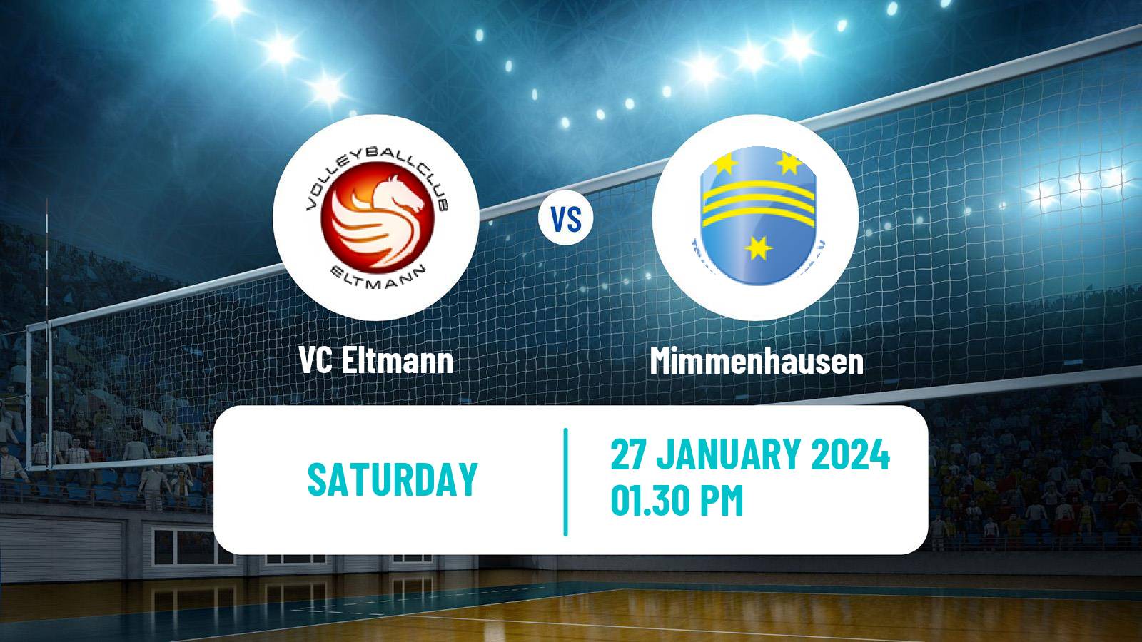 Volleyball German 2 Bundesliga South Volleyball Eltmann - Mimmenhausen