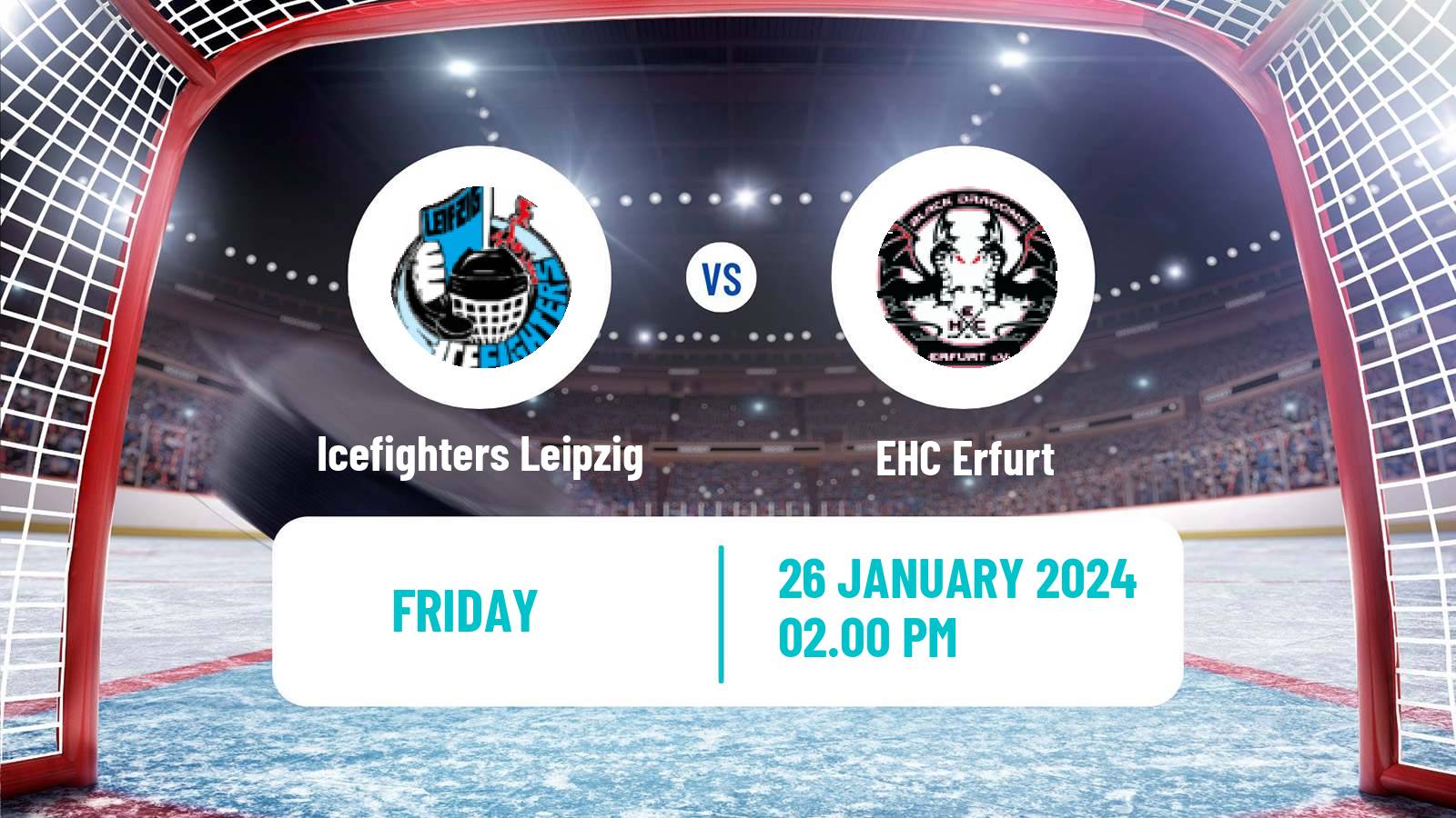 Hockey German Oberliga North Hockey Icefighters Leipzig - Erfurt