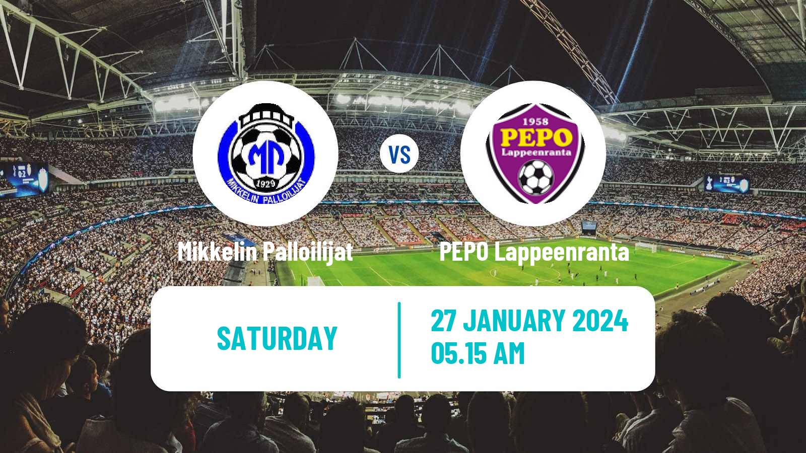 Soccer Club Friendly Mikkelin Palloilijat - PEPO Lappeenranta