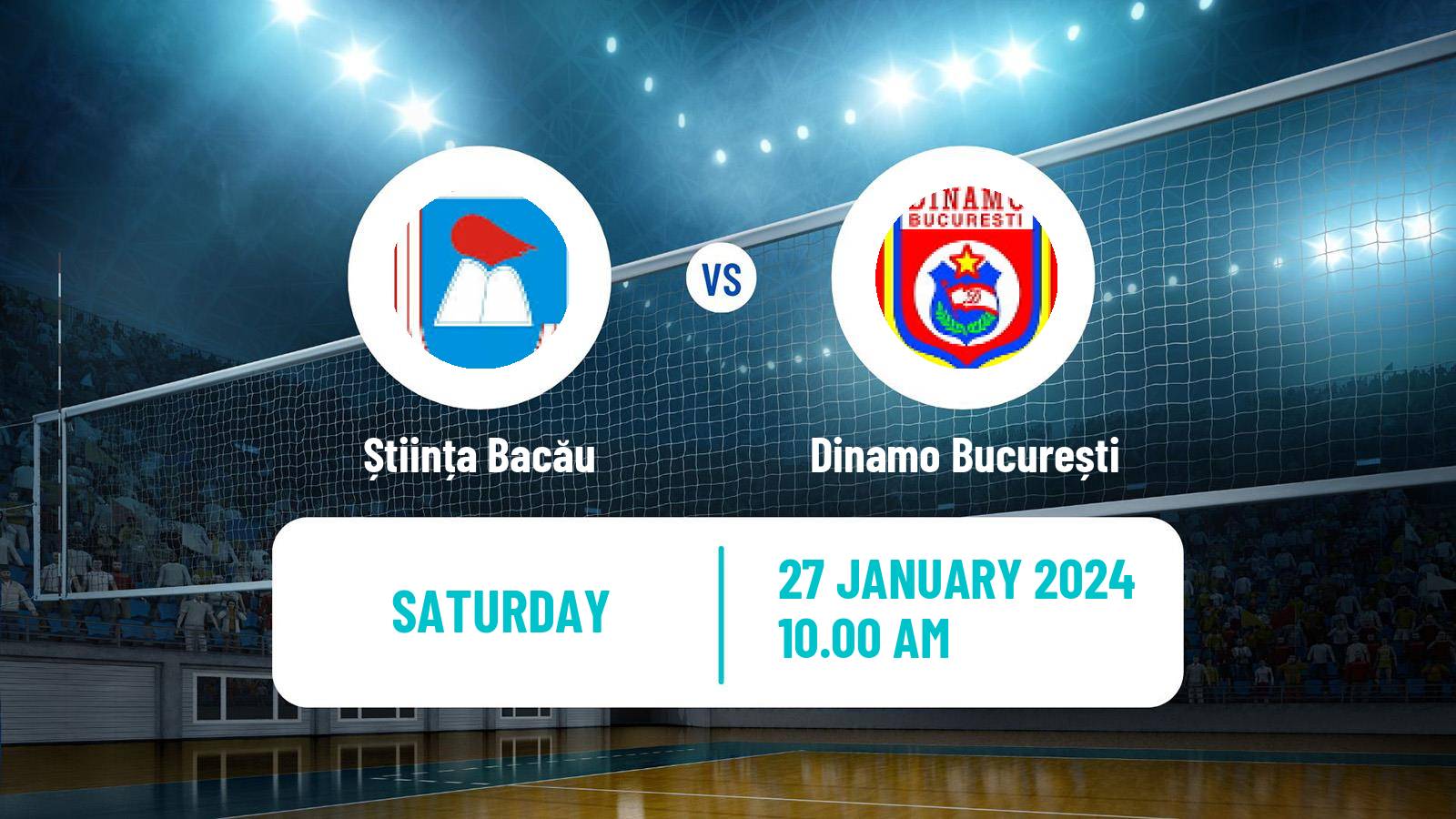 Volleyball Romanian Divizia A1 Volleyball Women Știința Bacău - Dinamo București