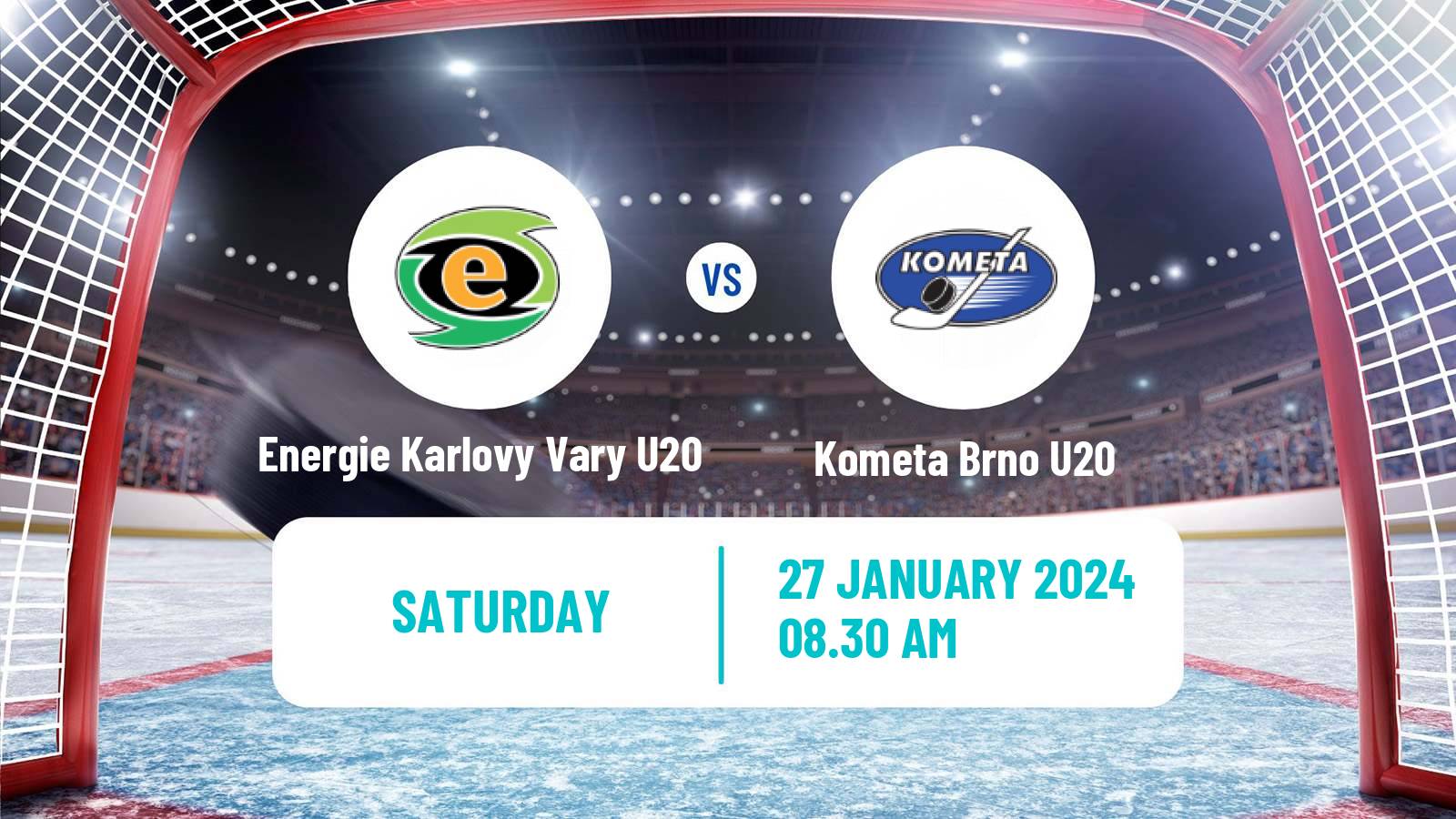 Hockey Czech ELJ Energie Karlovy Vary U20 - Kometa Brno U20