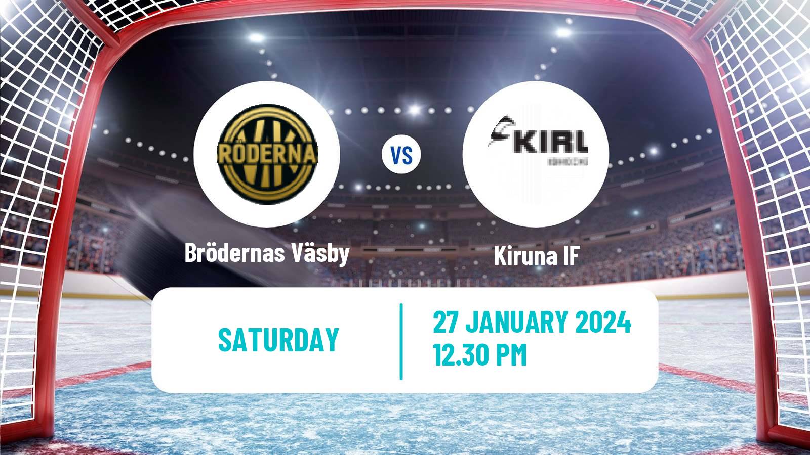 Hockey Swedish HockeyEttan Norra Brödernas Väsby - Kiruna IF