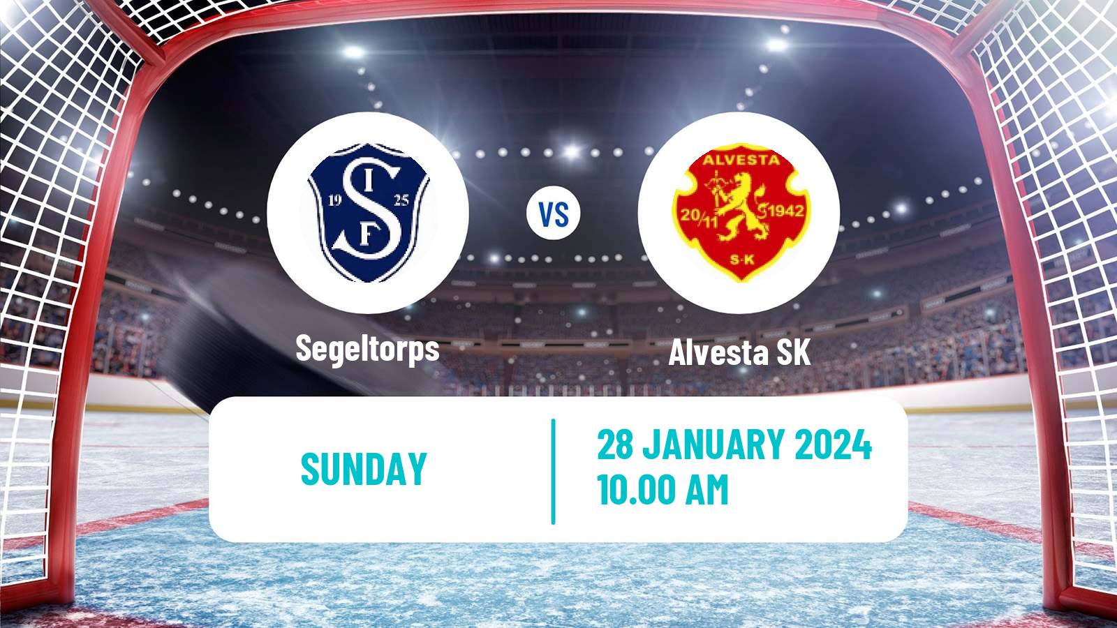 Hockey Swedish HockeyEttan Sodra Var Segeltorps - Alvesta