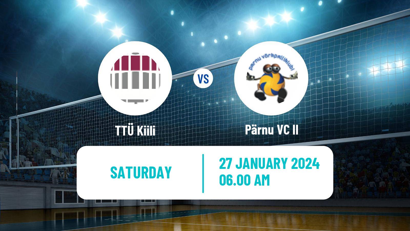 Volleyball Estonian Esiliiga Volleyball TTÜ Kiili - Pärnu II