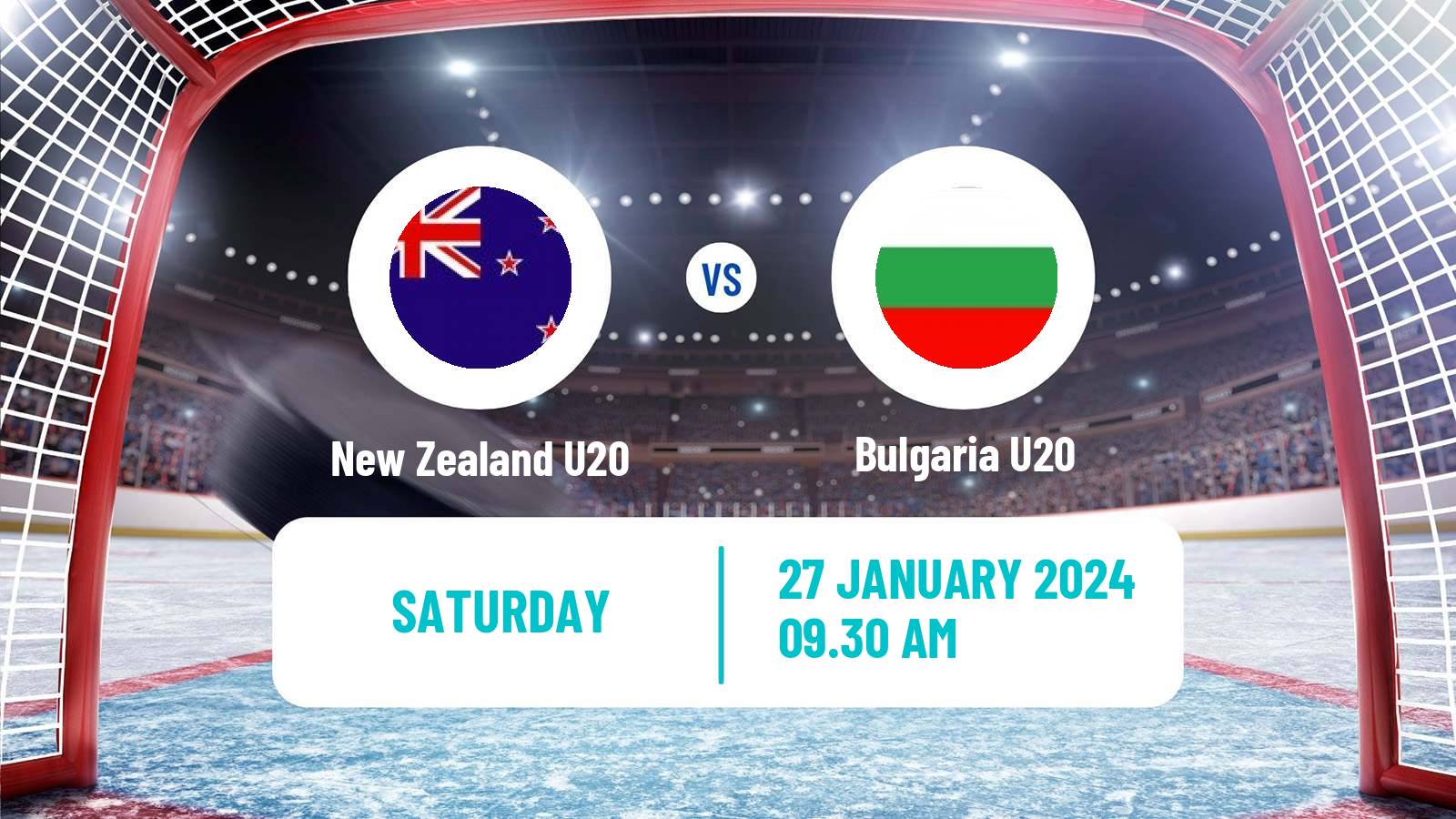Hockey IIHF World U20 Championship IIIA New Zealand U20 - Bulgaria U20