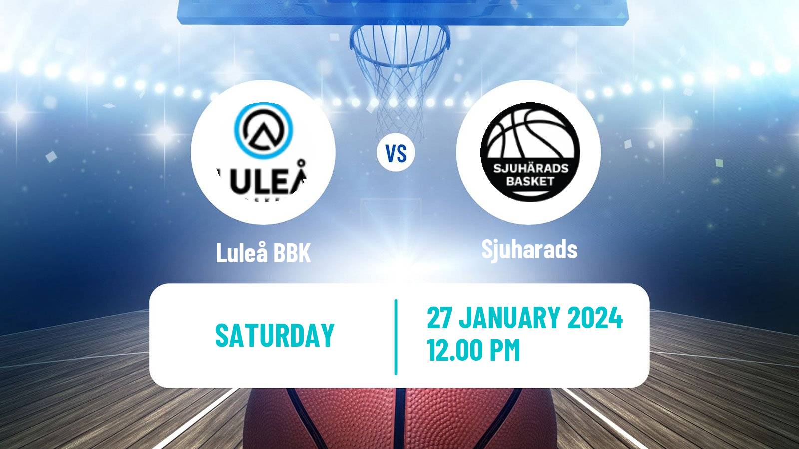 Basketball Swedish Basketligan Women Luleå - Sjuharads