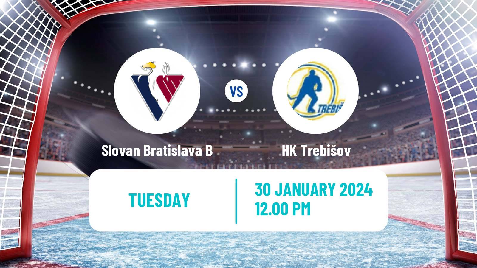 Hockey Slovak 1 Liga Hockey Slovan Bratislava B - Trebišov