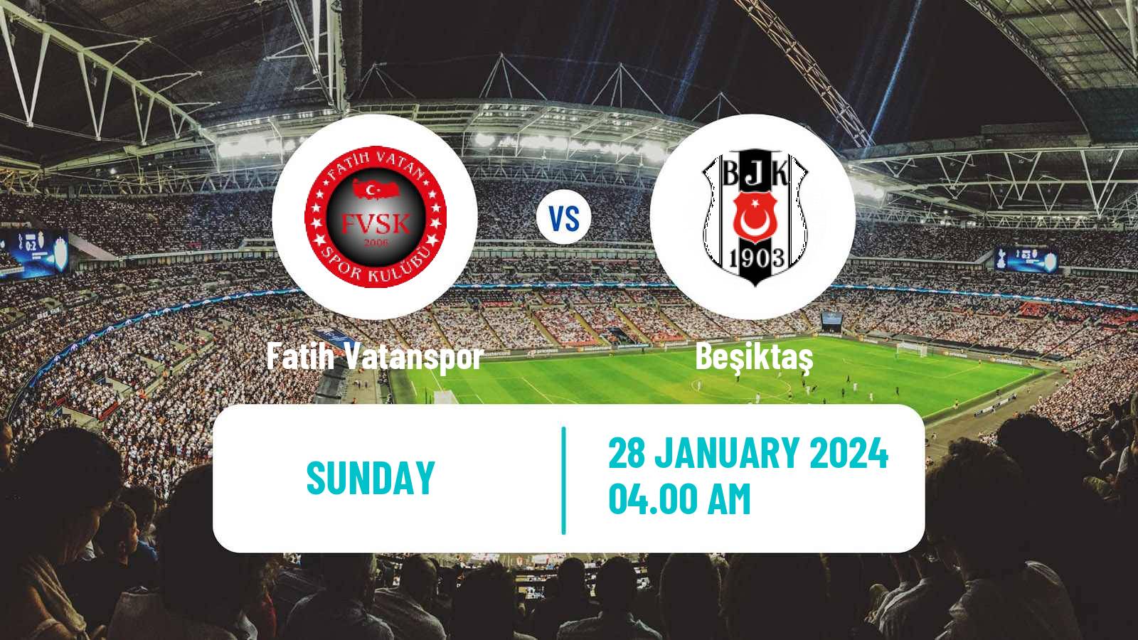 Soccer Turkish Super Lig Women Fatih Vatanspor - Beşiktaş