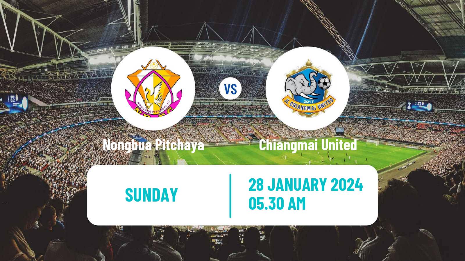 Soccer Thai League 2 Nongbua Pitchaya - Chiangmai United