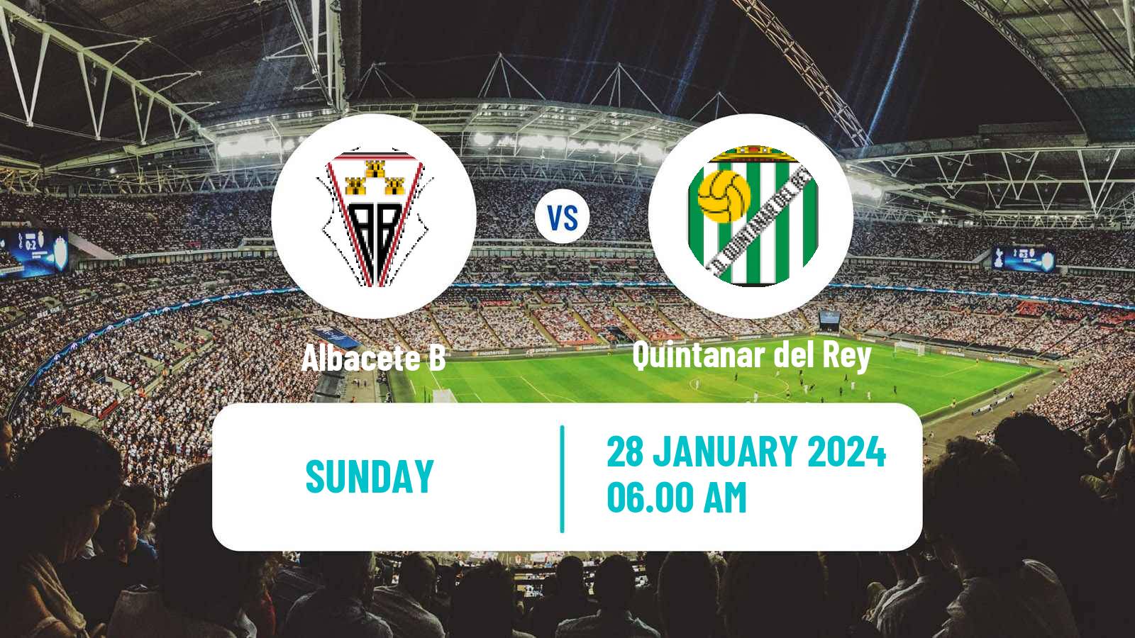 Soccer Spanish Tercera RFEF - Group 18 Albacete B - Quintanar del Rey