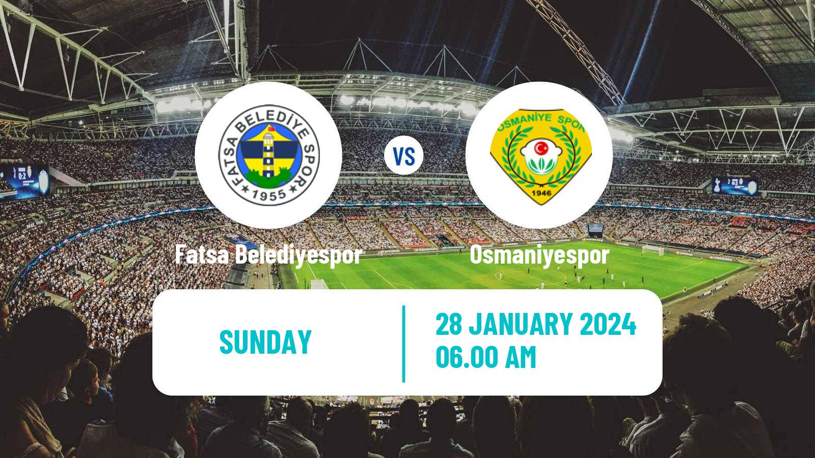 Soccer Turkish 3 Lig Group 3 Fatsa Belediyespor - Osmaniyespor