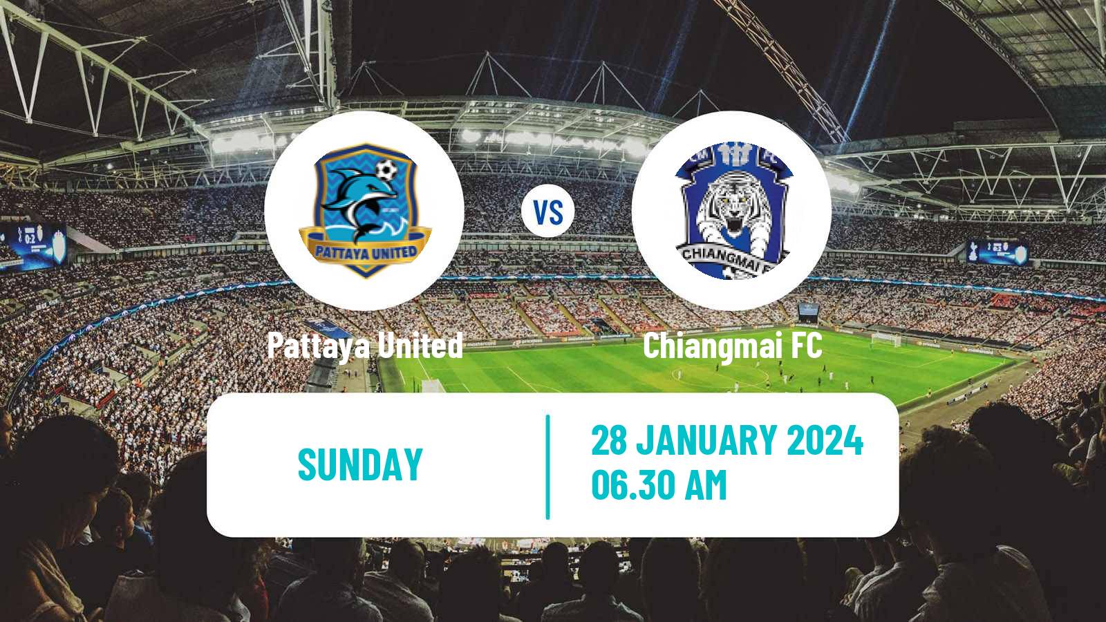 Soccer Thai League 2 Pattaya United - Chiangmai